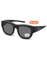 Montana Eyewear Polarised Fitover FO7 Matt Black/Smoke 54x22-150