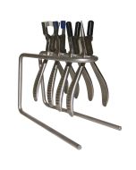 Plier Rack In Stainless Steel 200 mm Holds 7 Pliers