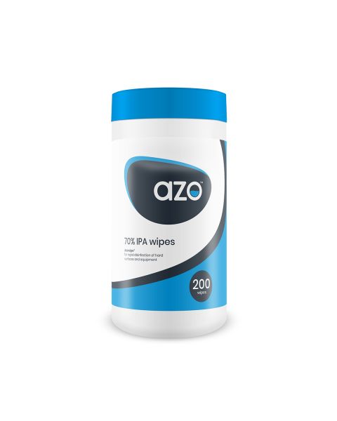 Azo Wipes 70% IPA Disinfectant Wipes -tub of 200