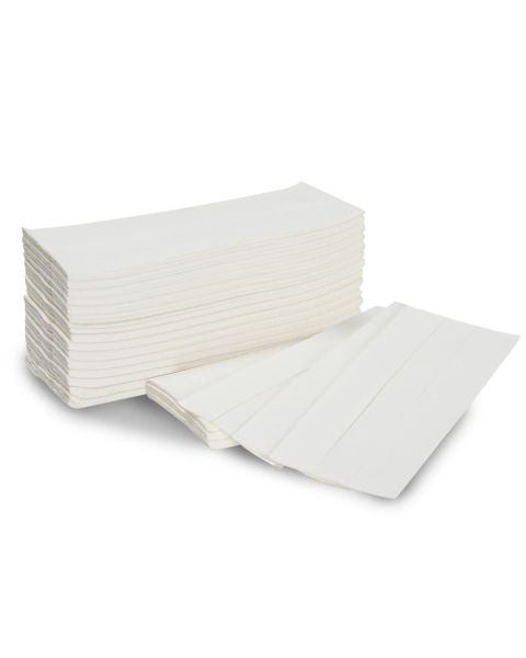 C-Fold Hand Towels White 21x31cm 2 ply (2295 Sheets)
