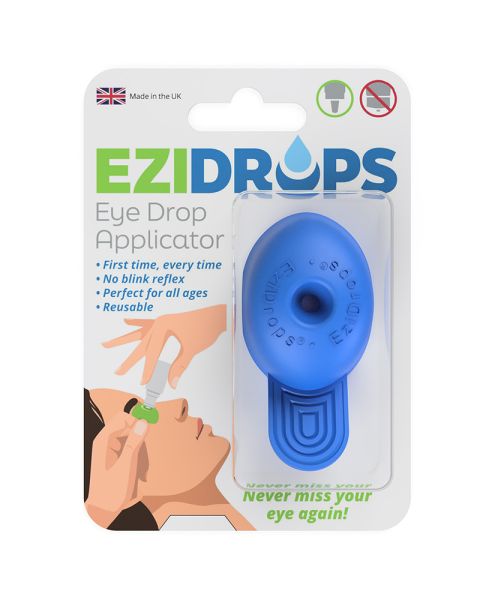 EziDrops Eye Drop Applicator Regular Nozzle BLUE  RRP £7.99