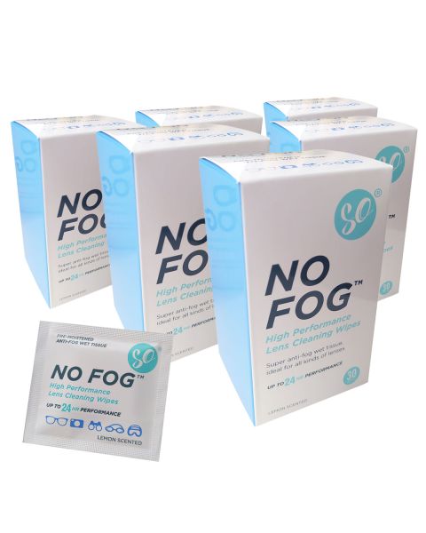 SO No Fog Anti Fog Wipes - Box of 30 (100 Boxes)