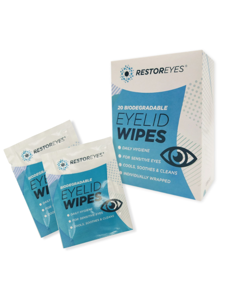 Restoreyes Eyelid Wipes 20 Individual Wipes  RRP £5.99