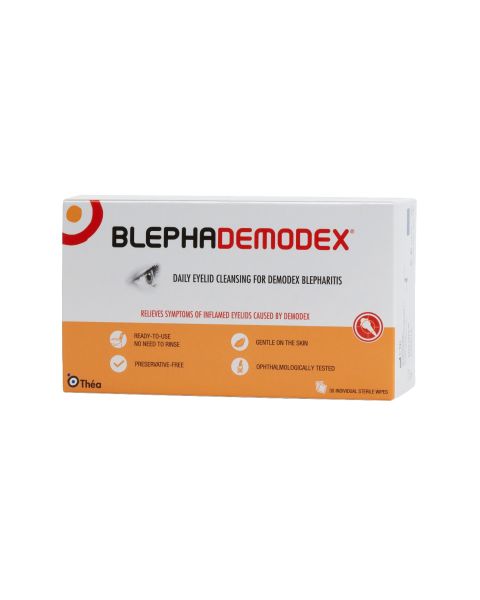 Blephademodex Eye Lid Cleansing Wipes (30 Wipes) RRP £21.99